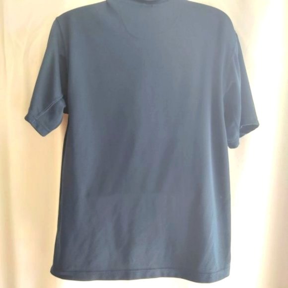 COLUMBIA | Men's Omni-Shade Polo Shirt Navy Blue Size Large - Picture 2 of 8